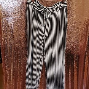 Paperbag Wide Leg Pants